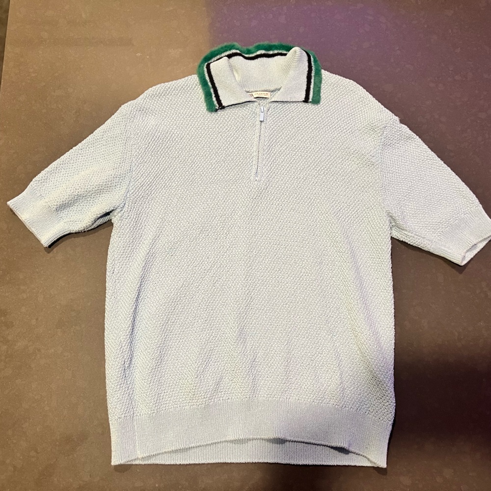 Baby Blue Zara Knit Shirt